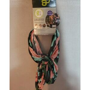 Infinity Nursing Scarf Go by Goldbug 4in1 Floral Breastfeeding Cover Seat Cover